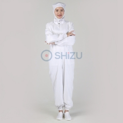 Áo liền quần chống tĩnh điện có nón - Thiết Bị Phòng Sạch Shizu - Công Ty TNHH SX - TM - DV Shizu